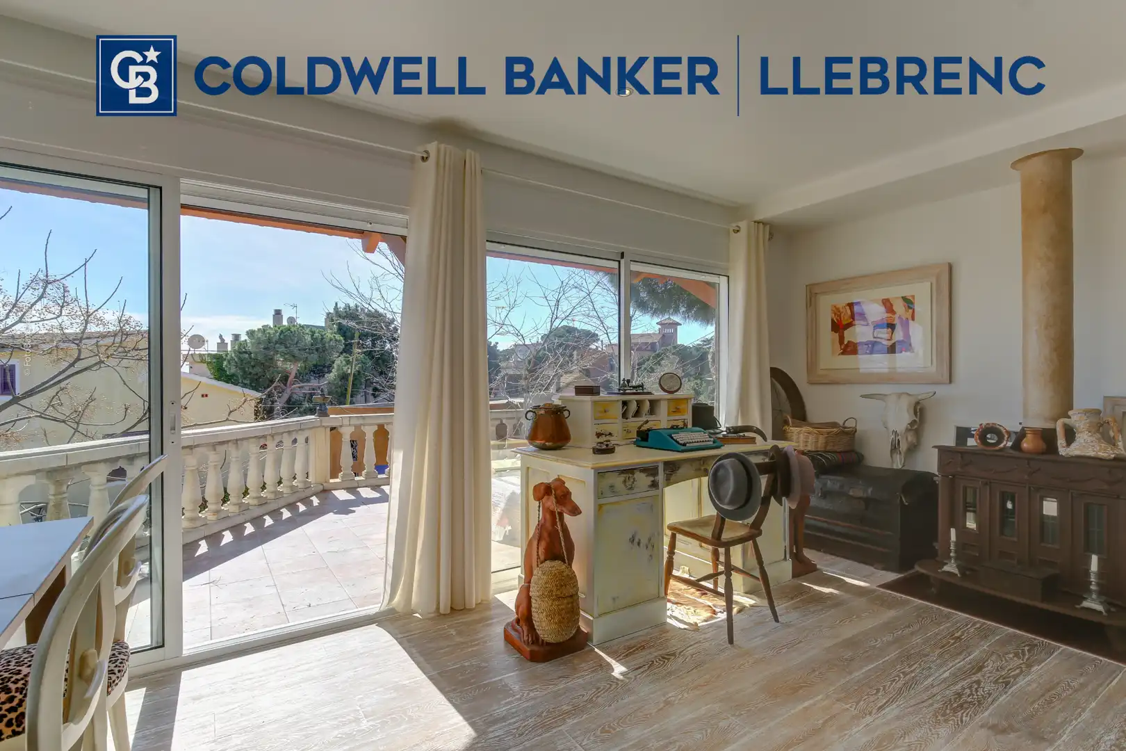 Balcony of Houses for rent in Barcelona  with Heating, Private garden and Parquet flooring