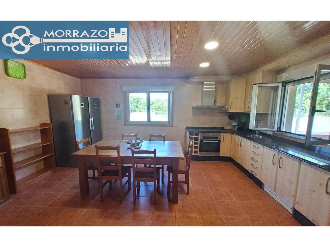 Cocina de Casa o chalet en venta en A Estrada  con Aire acondicionado, Piscina y Amueblado