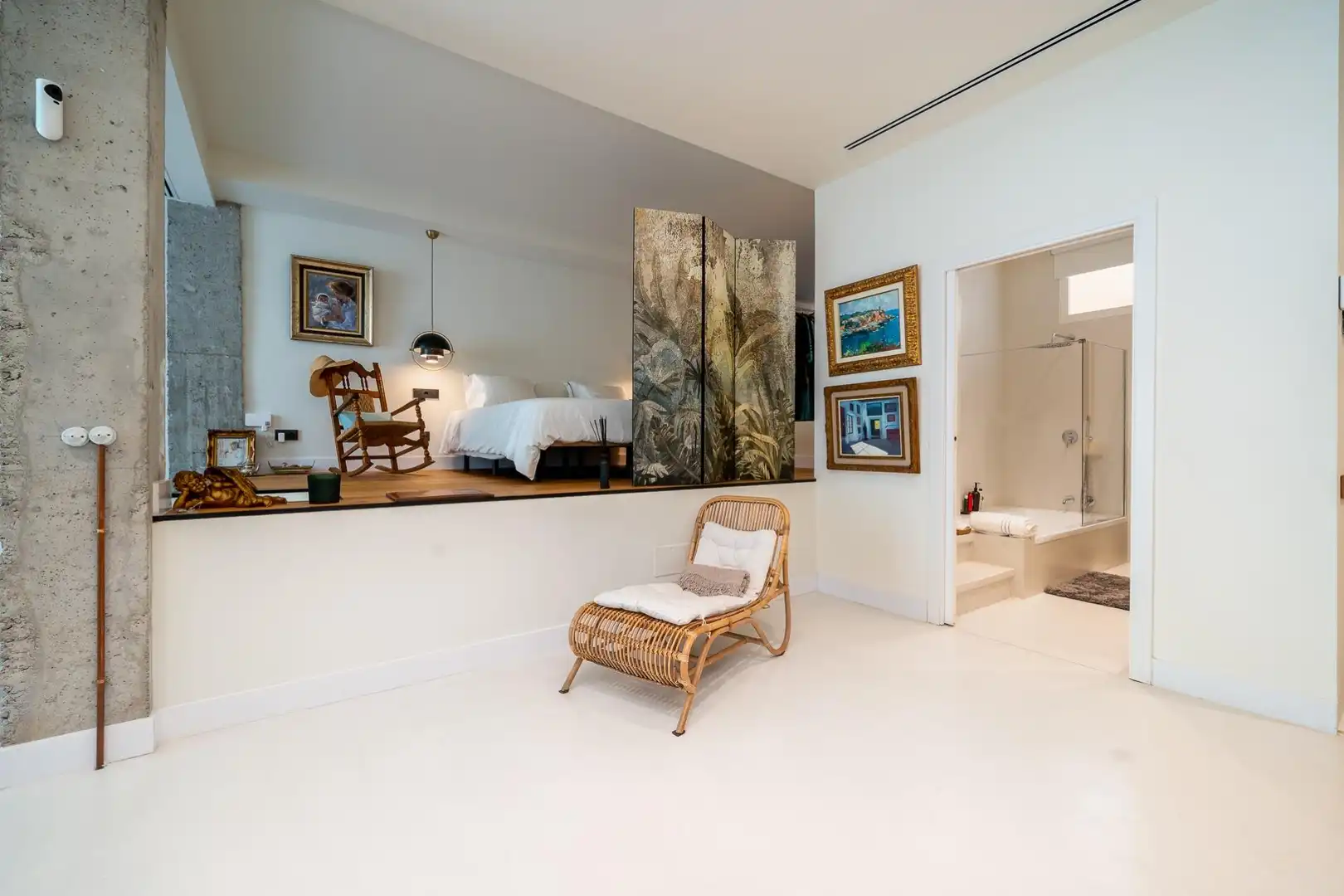 Wohnzimmer von Loft zum Verkauf in  Palma de Mallorca mit Klimaanlage, Heizung und Terrasse