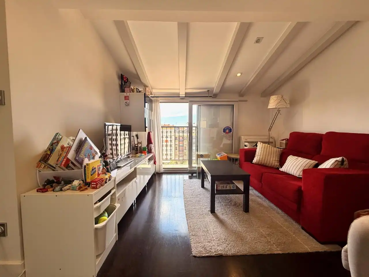 Sala de estar de Ático en venta en Donostia - San Sebastián  con Aire acondicionado y Balcón