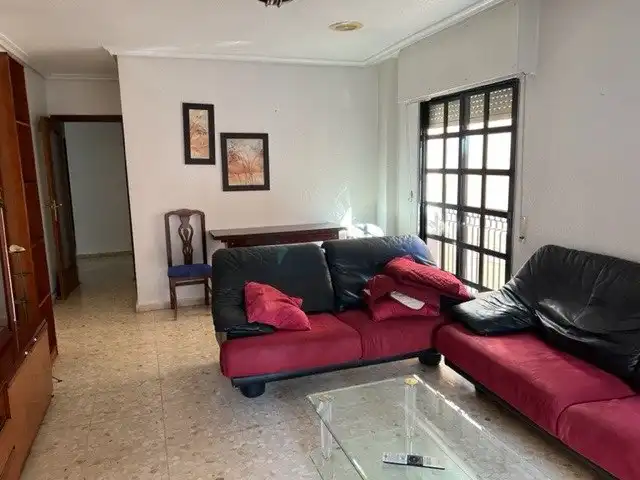 Sala de estar de Piso en venta en Murcia con Aire acondicionado, Trastero y Amueblado