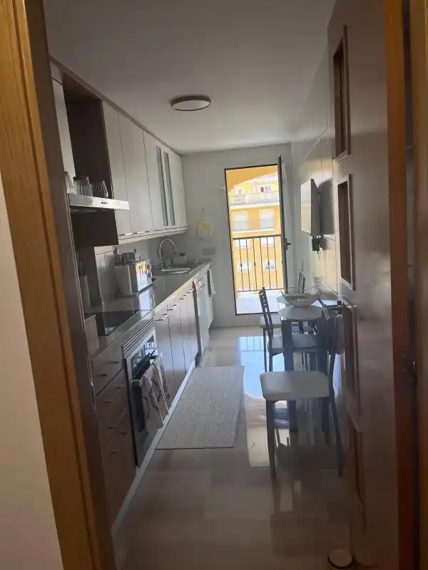 Cuina de Pis de lloguer en Dénia amb Aire condicionat, Calefacció i Terrassa