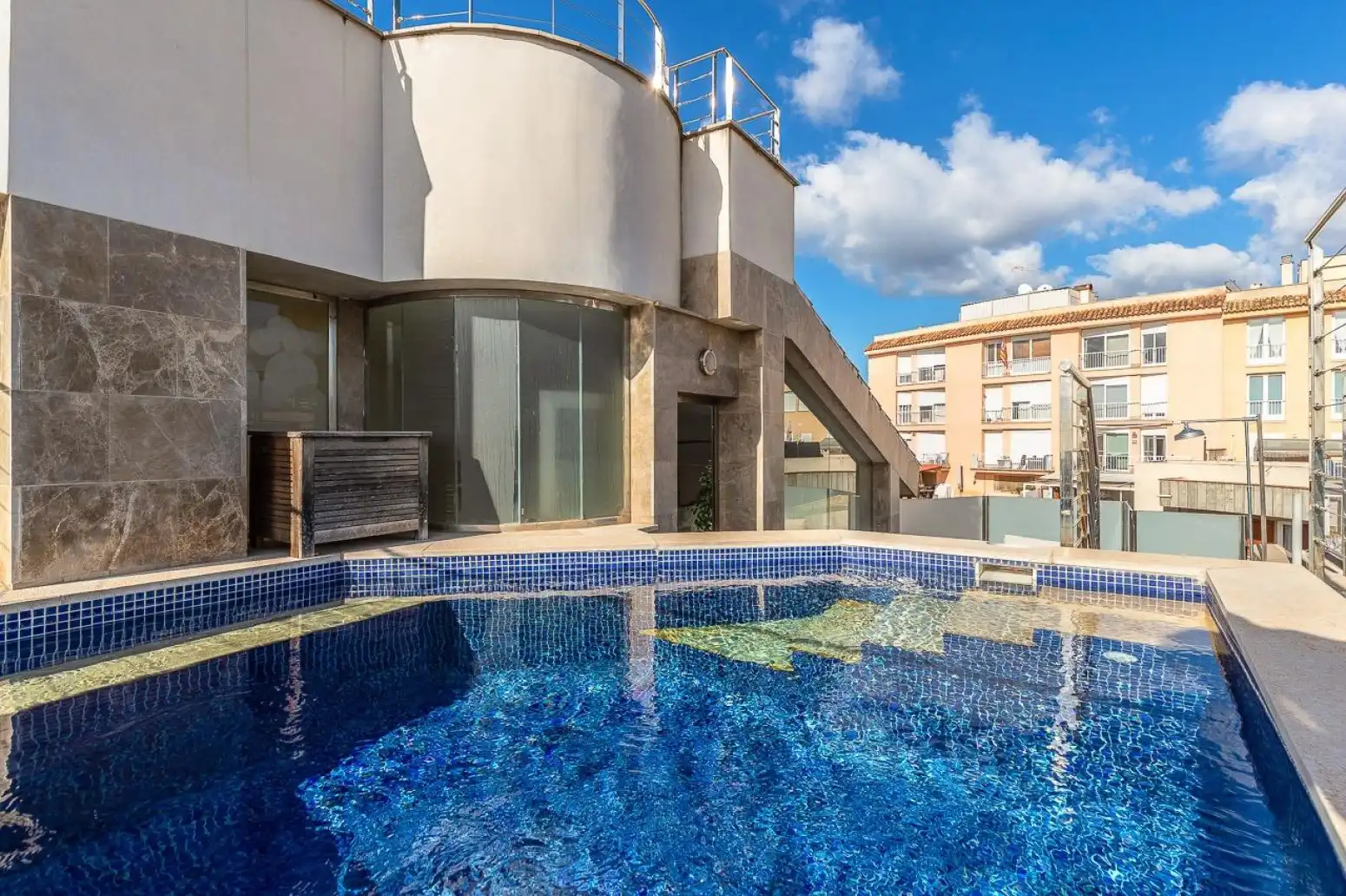 Piscina de Ático en venta en  Palma de Mallorca con Aire acondicionado, Calefacción y Parquet