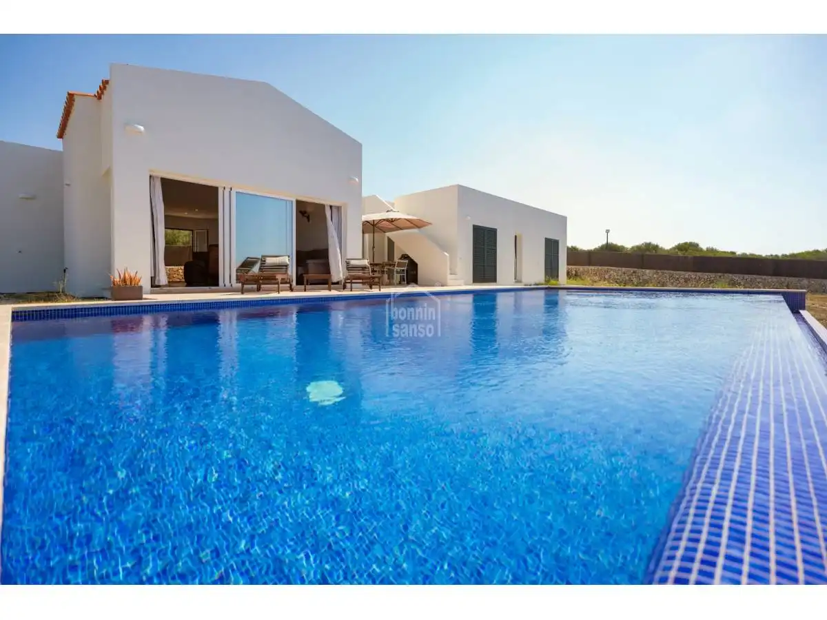 Swimming pool of Houses for sale in Sant Lluís  with Private garden, Terrace and Swimming Pool
