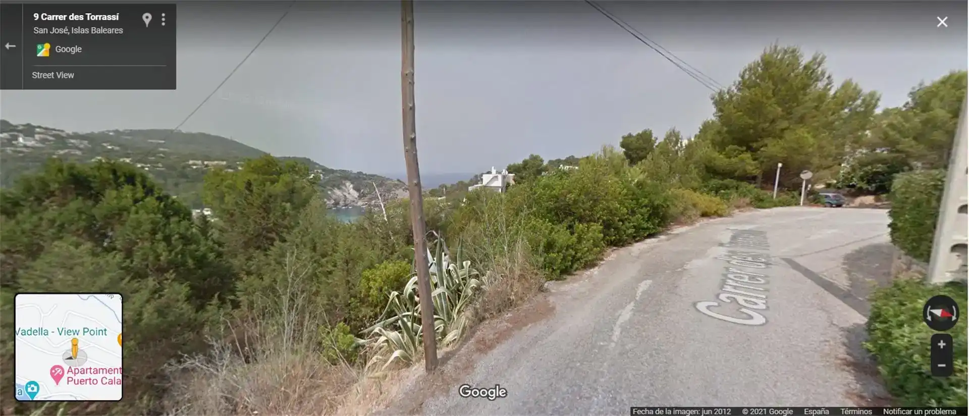 Land for sale in Cala Vedella - Cala Tarida  