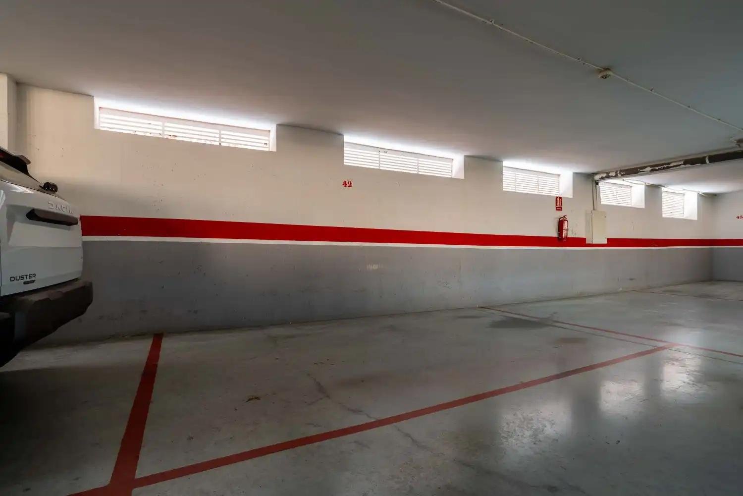 Parking de Piso de alquiler en Murcia con Aire acondicionado, Calefacción y Trastero