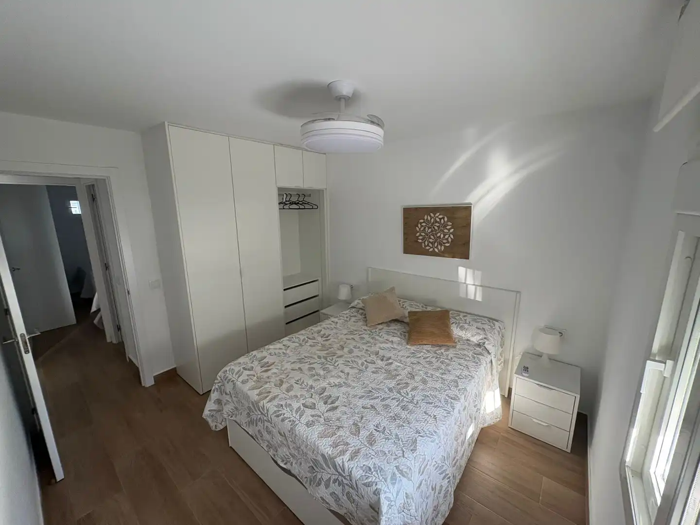 Bedroom of Apartments for rent in Málaga  with Air Conditioner, Heating and Furnished