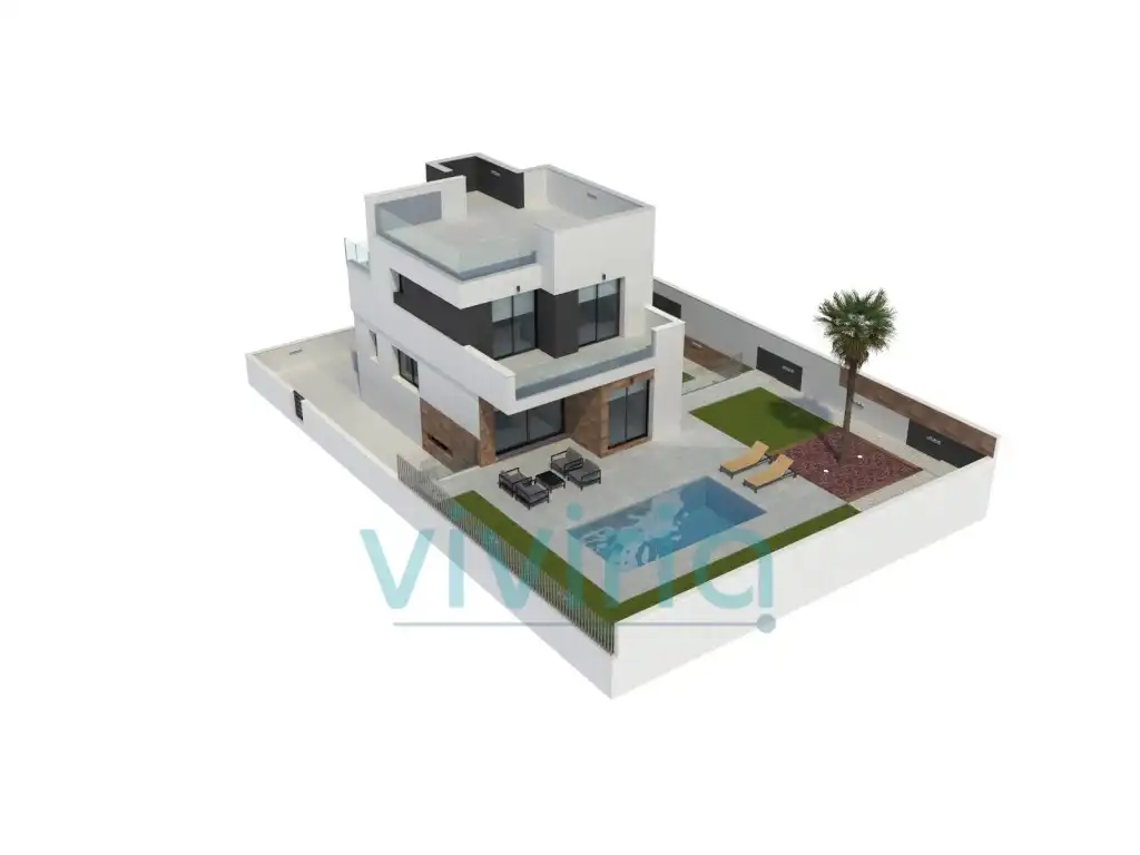 Vista exterior de Casa o xalet en venda en La Nucia amb Jardí privat