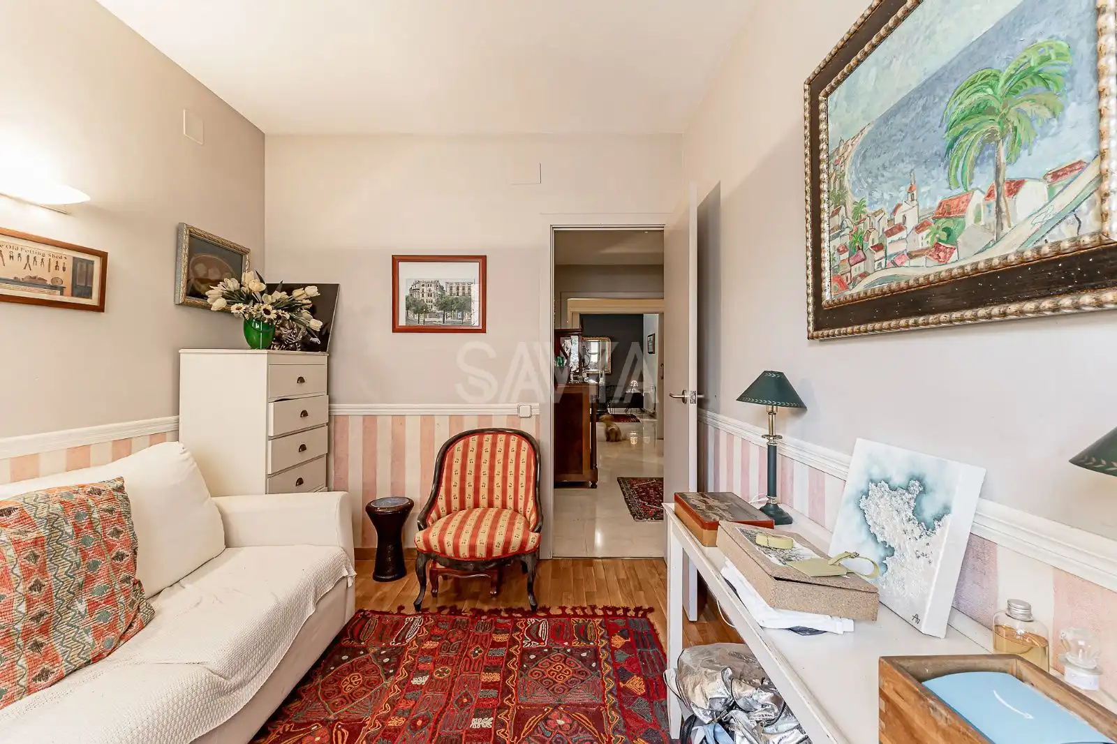 Sala d'estar de Pis de lloguer en Barcelona amb Aire condicionat, Calefacció i Terrassa