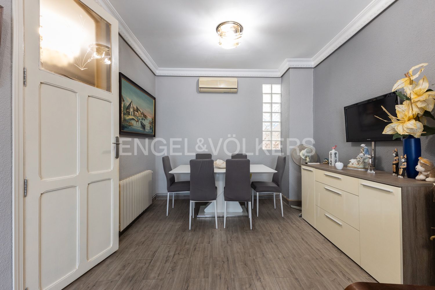 Dining room of Apartment for sale in  Valencia Capital  with Air Conditioner, Heating and Terrace