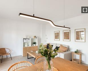 Dining room of Flat to rent in Badalona  with Air Conditioner, Heating and Furnished