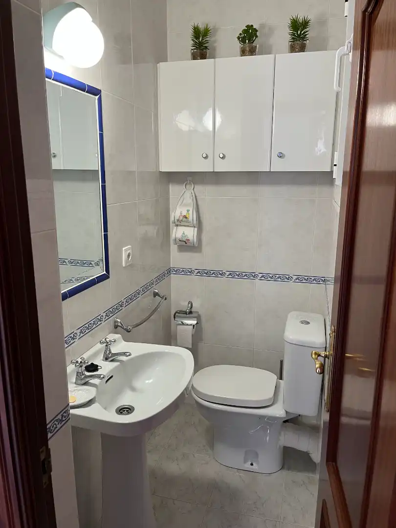 Badezimmer von Wohnung zur Miete in Ferrol mit Heizung, Möbliert und Ofen