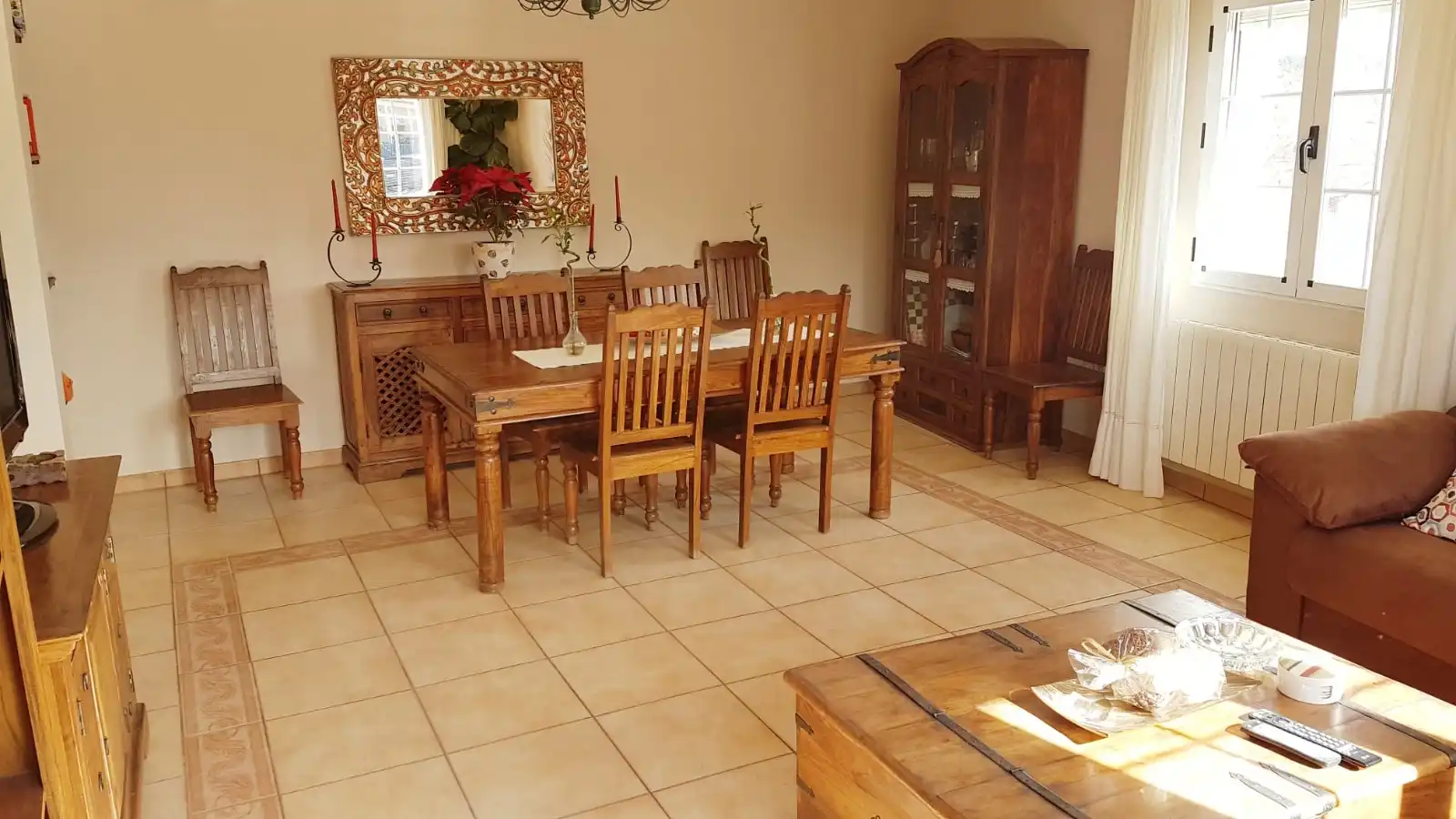 Dining room of Detached homes for sale in Cuenca  with Air Conditioner, Terrace and Furnished