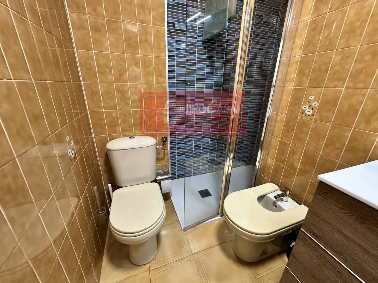 Bathroom of Apartments for rent in Lugo  with Heating, Parquet flooring and Furnished
