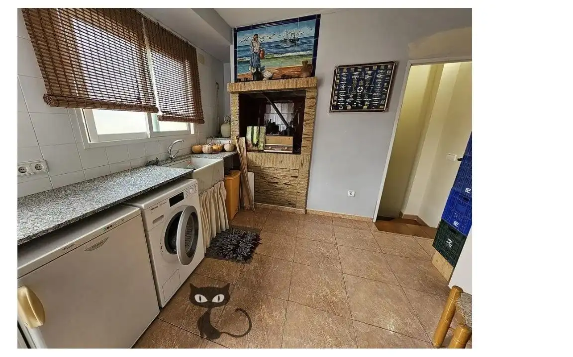Cuina de Casa o xalet en venda en Albal amb Terrassa i Balcó