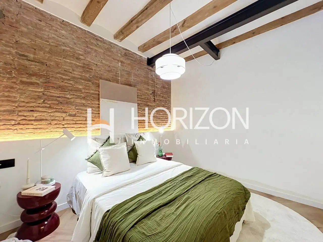 Schlafzimmer von Wohnung zum Verkauf in Barcelona mit Klimaanlage, Heizung und Möbliert
