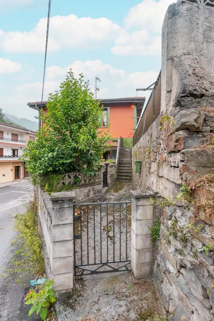 Vista exterior de Casa adosada en venta en Mieres (Asturias)
