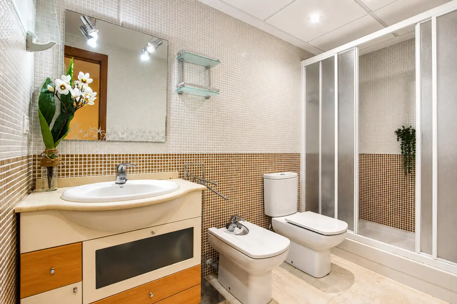 Badezimmer von Wohnung zum Verkauf in Puçol mit Heizung, Terrasse und Abstellraum