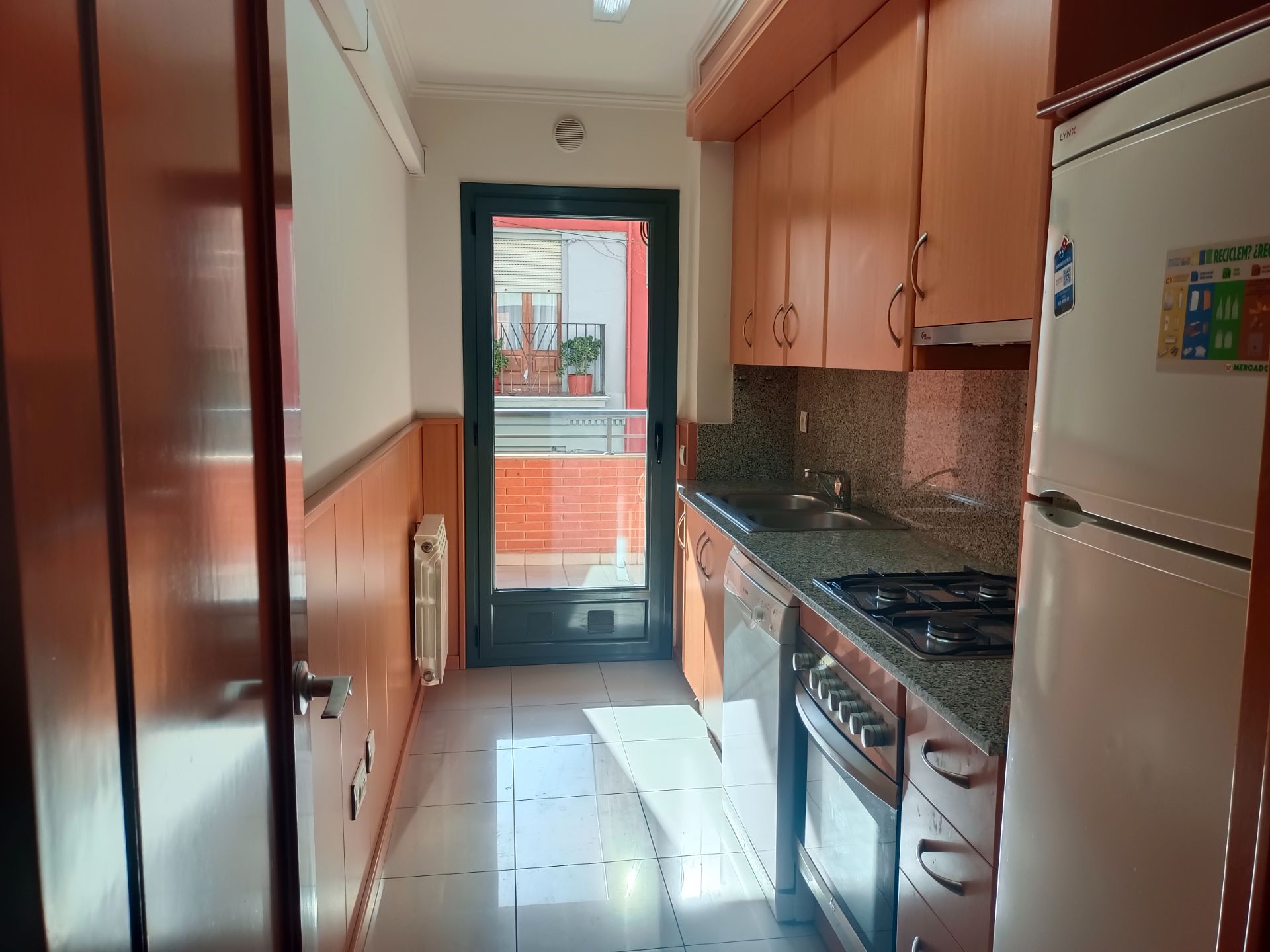 Kitchen of Apartment to rent in  Lleida Capital  with Heating, Parquet flooring and Storage room