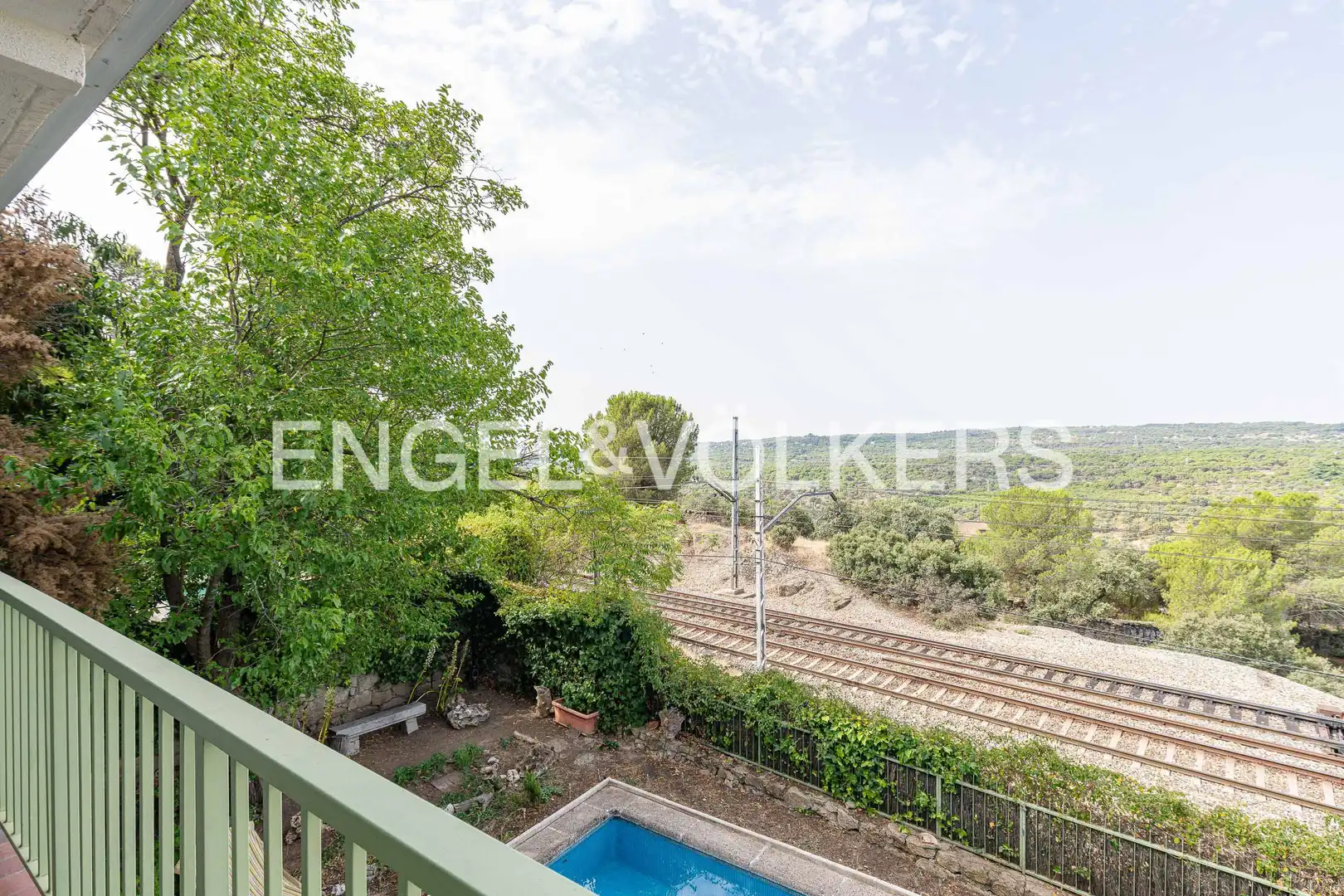 Terrassa de Casa o xalet en venda en Galapagar amb Calefacció, Jardí privat i Terrassa