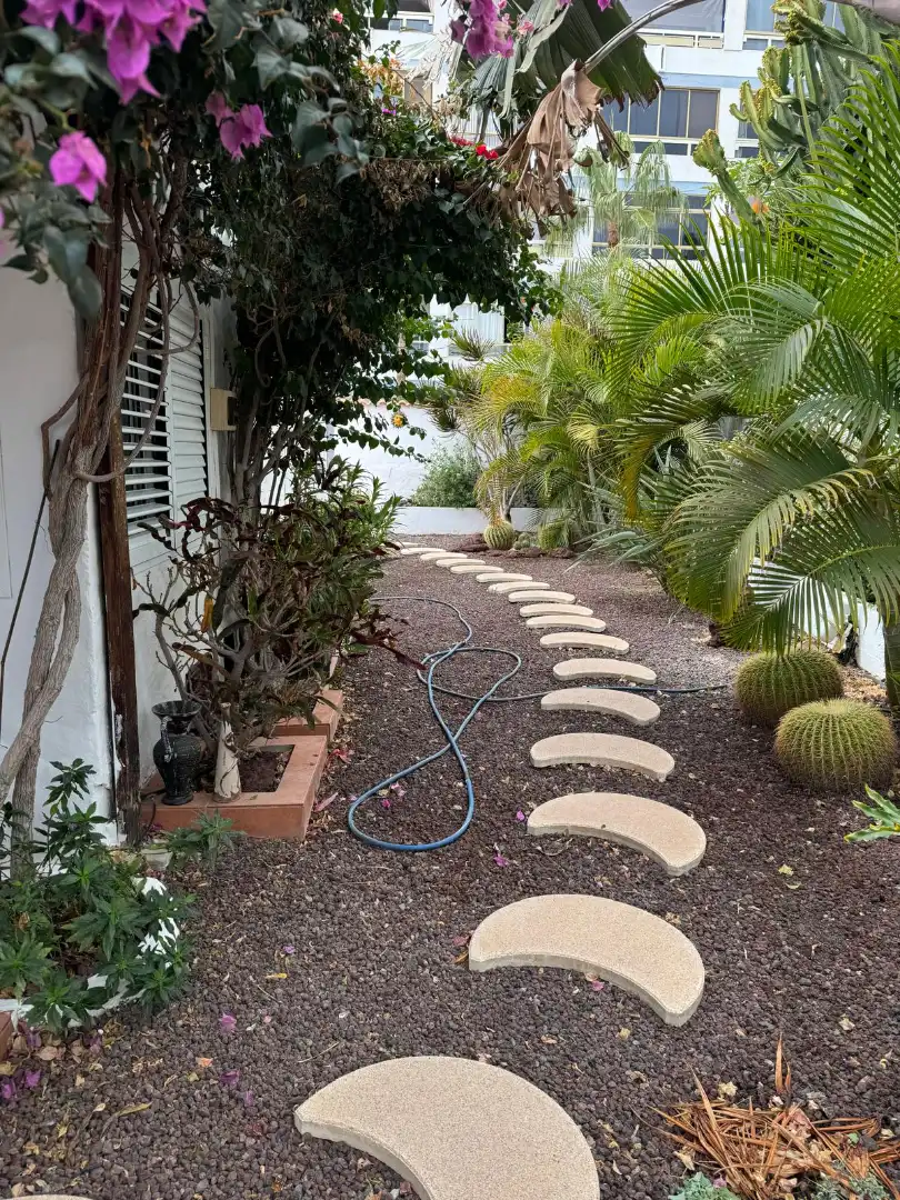 Garden of Houses for sale in San Bartolomé de Tirajana  with Private garden, Terrace and Furnished