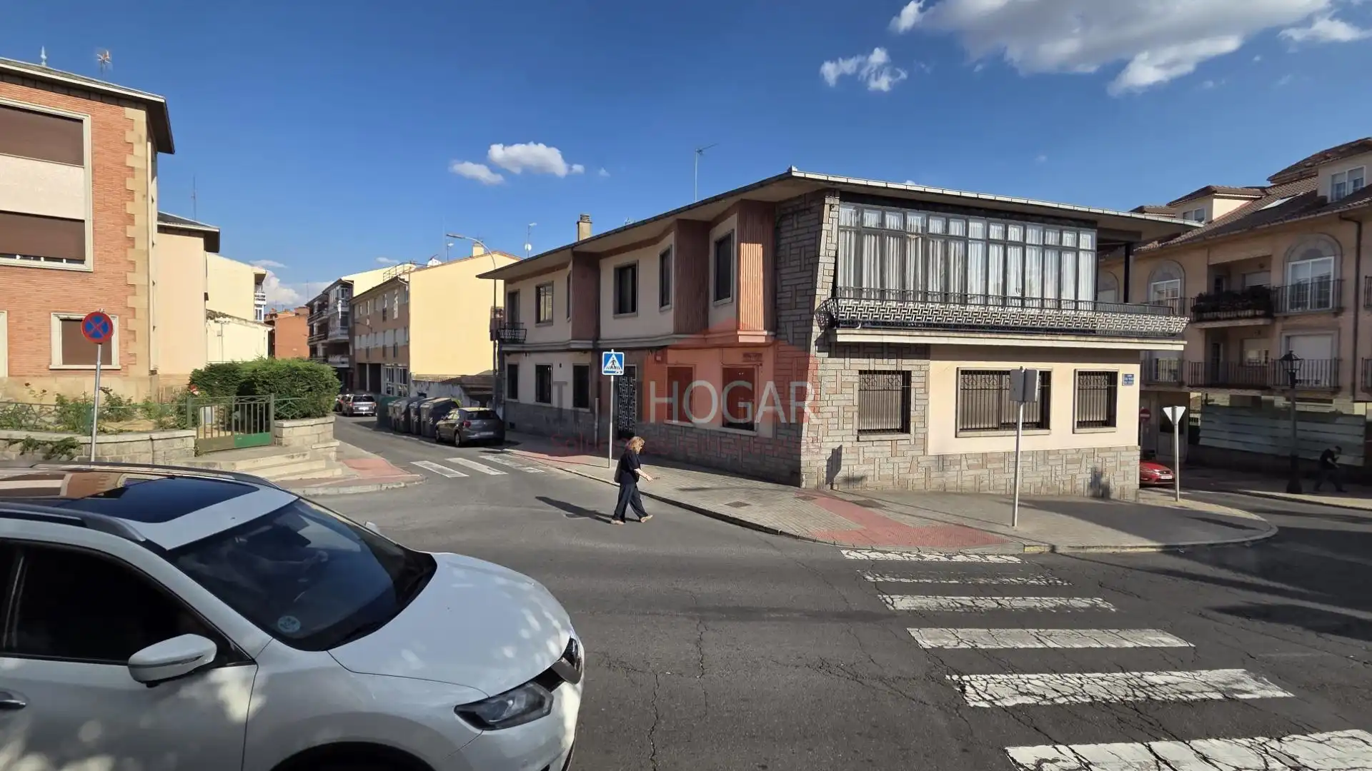 Vista exterior de Pis en venda en Ávila amb Calefacció, Terrassa i Traster