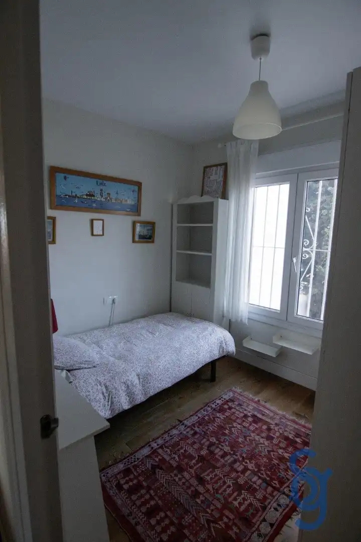 Bedroom of Detached homes for sale in Málaga  with Air Conditioner, Parquet flooring and Terrace
