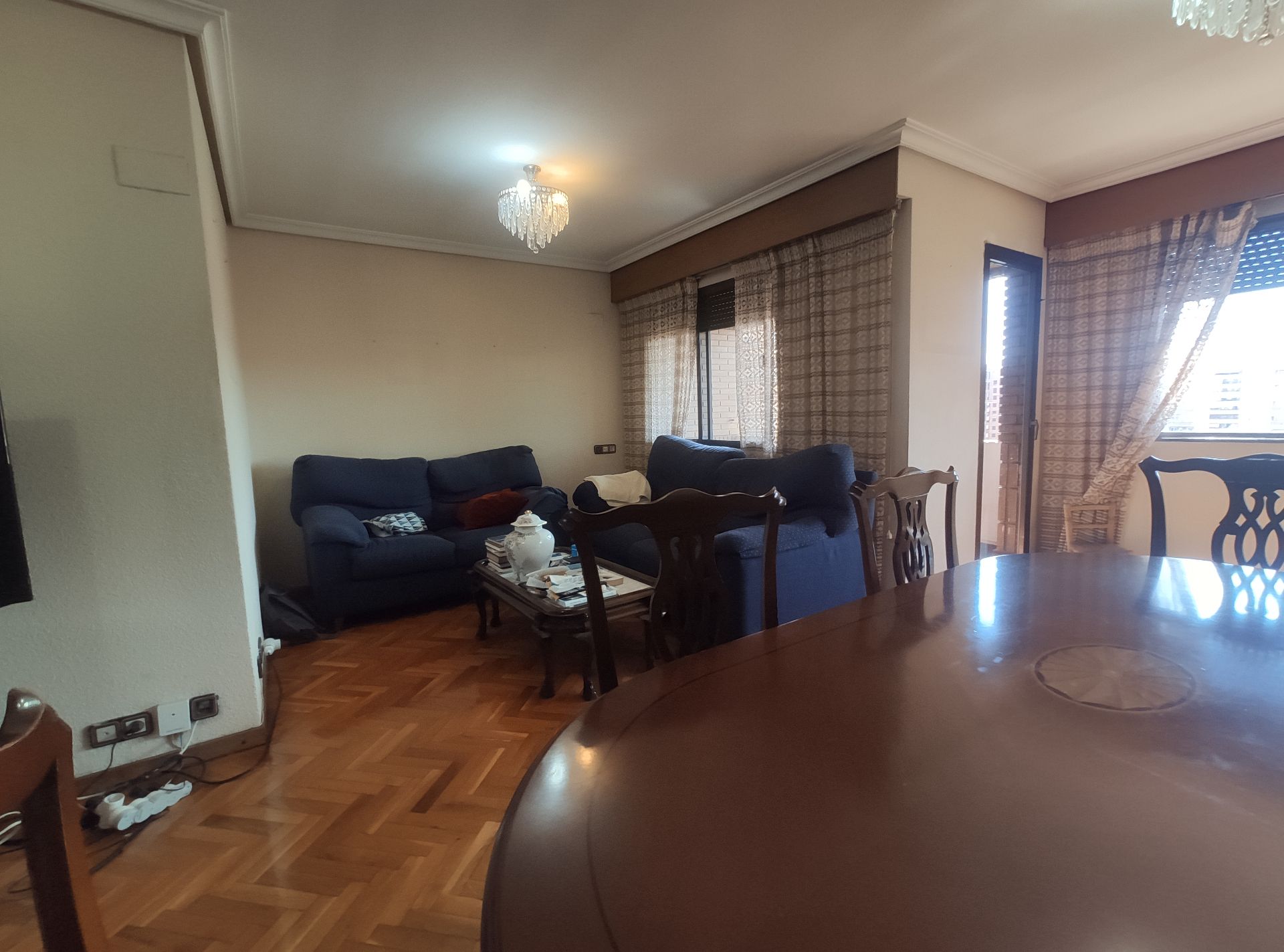 Sala d'estar de Pis en venda en  Valencia Capital amb Aire condicionat, Calefacció i Parquet