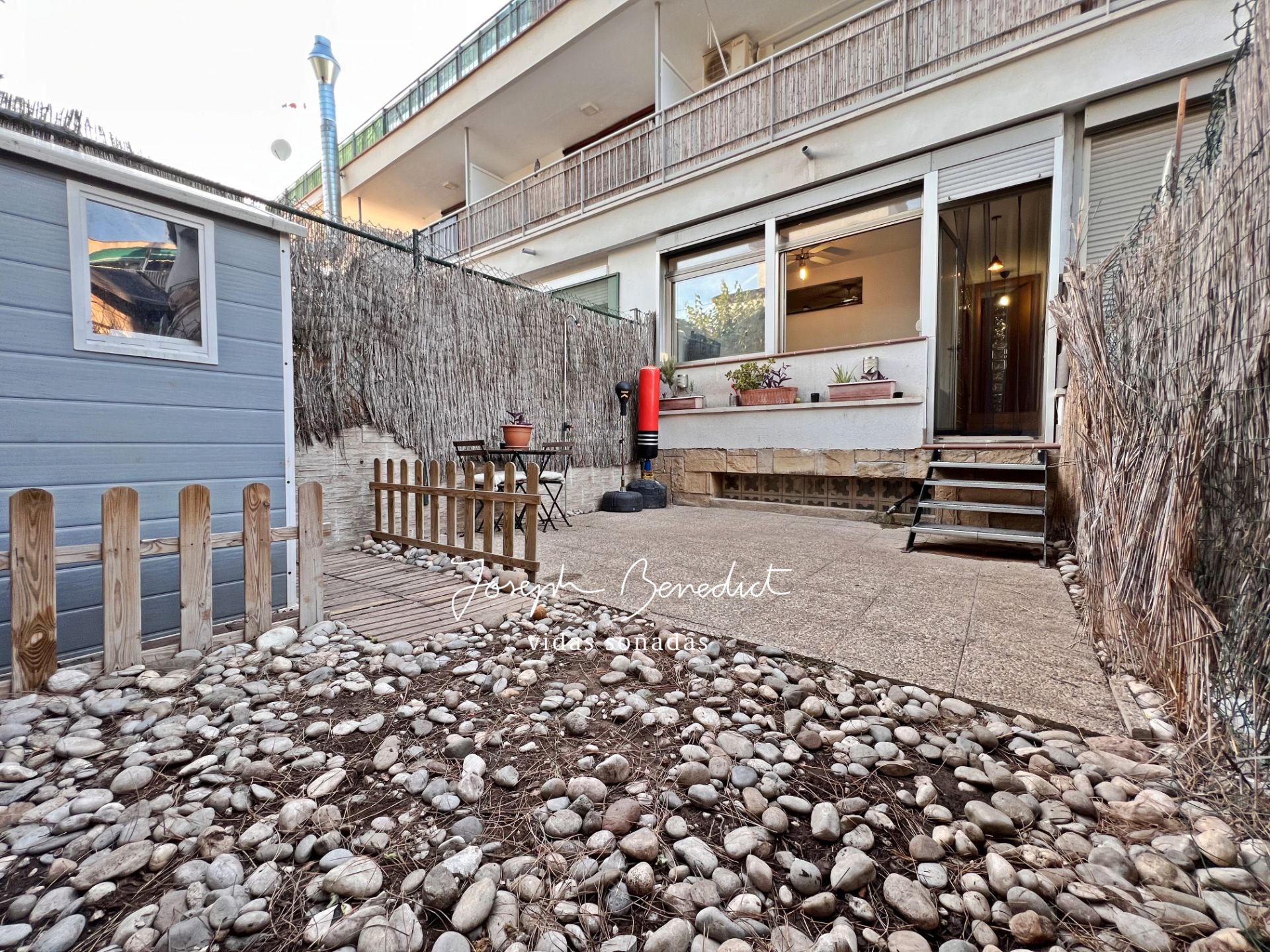 Jardín de Apartamento de alquiler en Castelldefels con Jardín privado, Parquet y Terraza