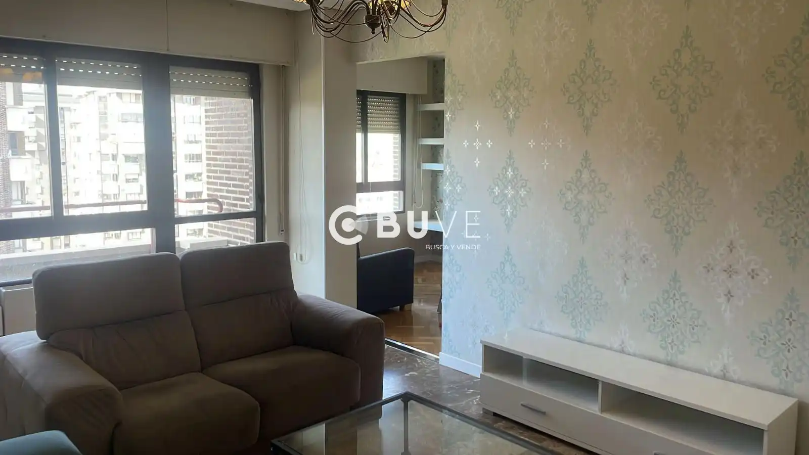 Sala de estar de Piso de alquiler en Valladolid con Calefacción, Terraza y Amueblado