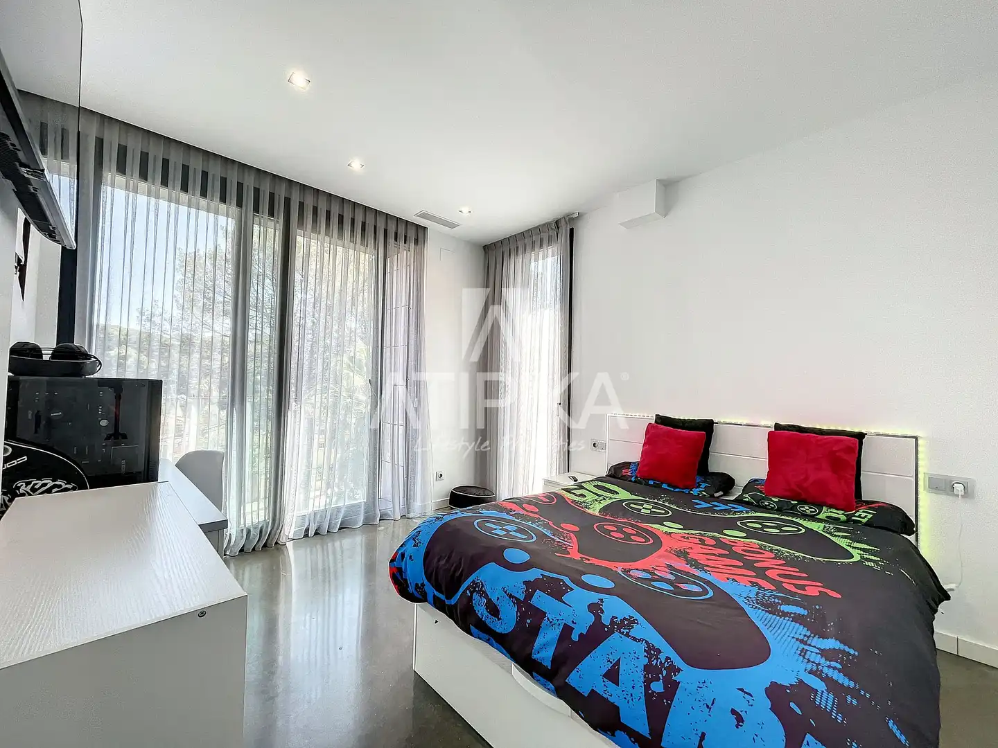 Bedroom of Houses for rent in Castelldefels  with Heating, Terrace and Swimming Pool
