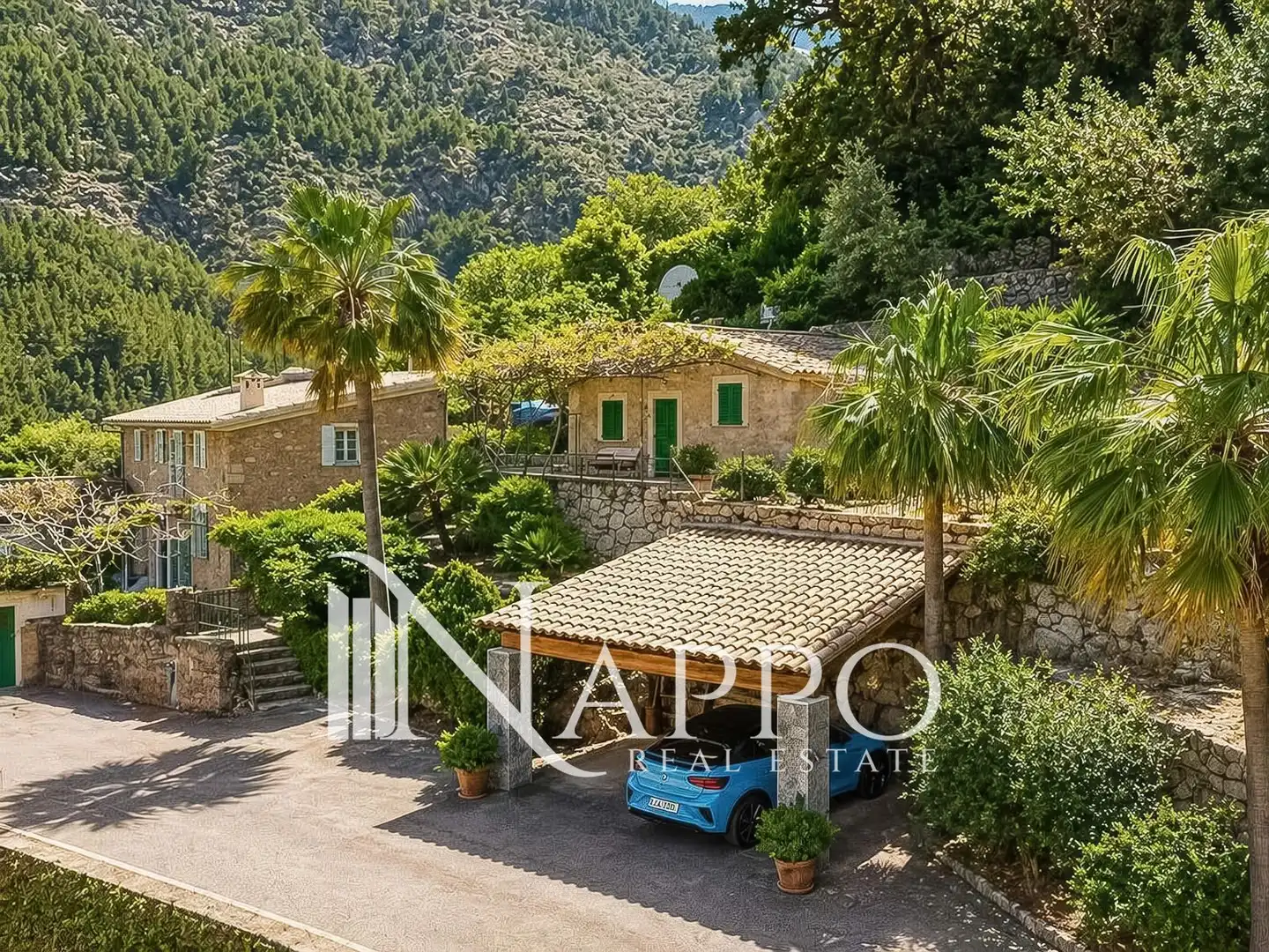 Exterior view of Houses for sale in Sóller  with Air Conditioner, Storage room and Swimming Pool