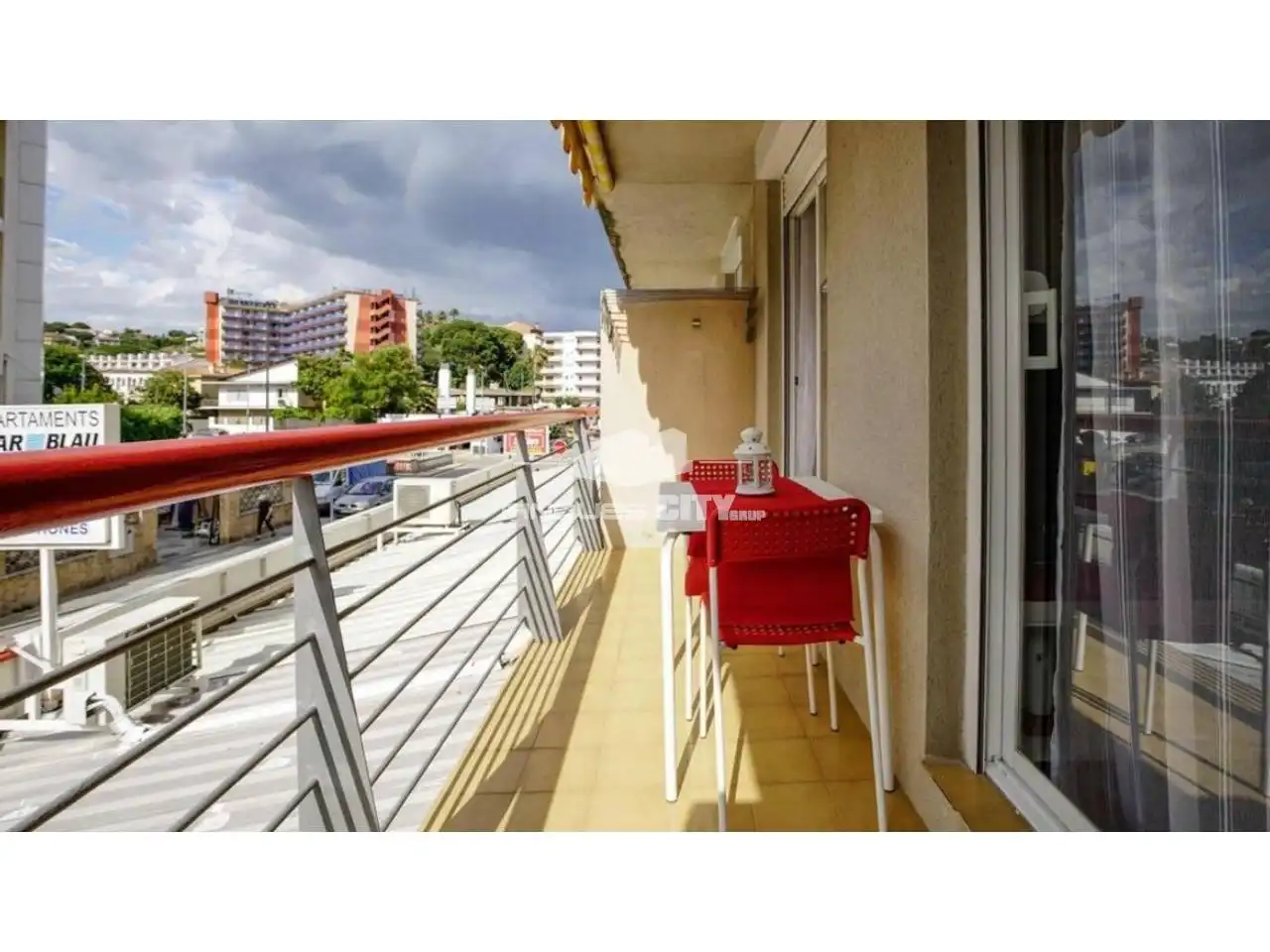 Balcony of Study for rent in Calella  with Air Conditioner, Heating and Terrace