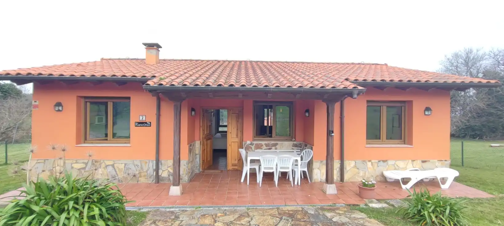 Terrasse von Country house zum Verkauf in Llanes mit Heizung, Privatgarten und Terrasse