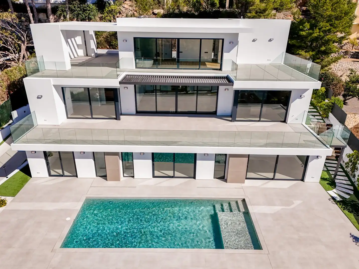 Vista exterior de Casa o chalet en venta en Altea con Aire acondicionado, Calefacción y Jardín privado