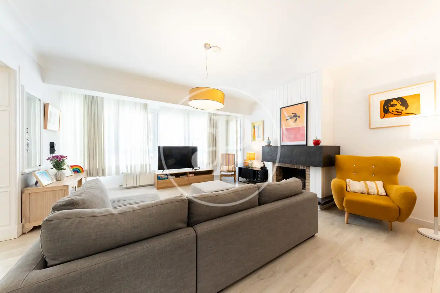Sala de estar de Piso en venta en  Palma de Mallorca con Aire acondicionado, Calefacción y Terraza
