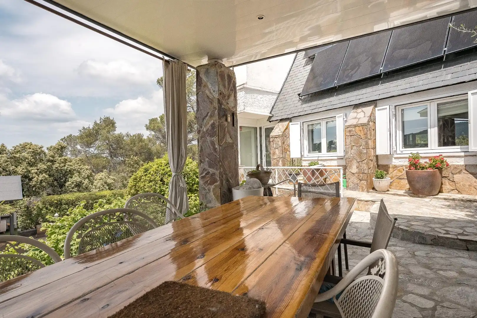 Terraza de Casa o chalet en venta en Vacarisses con Aire acondicionado, Jardín privado y Terraza