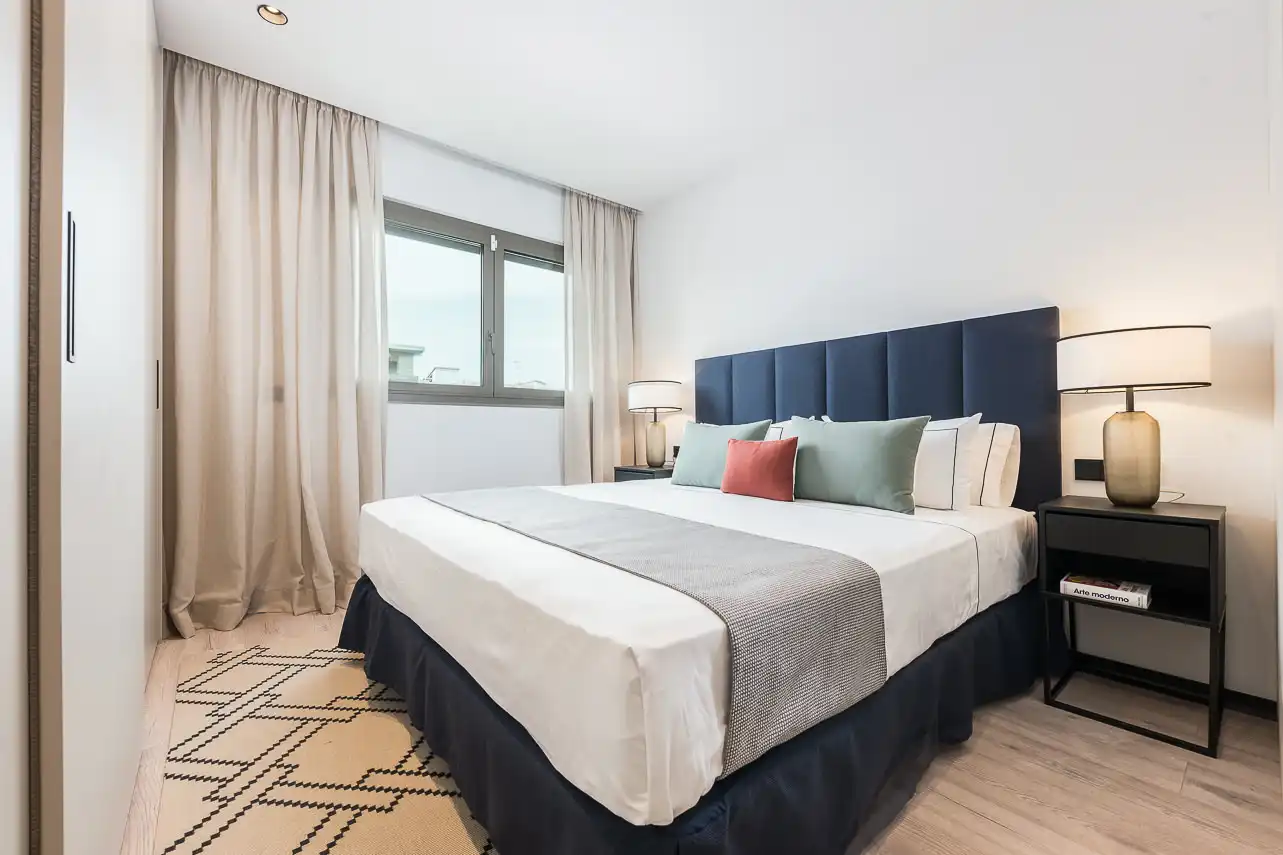 Habitación de Apartamento de alquiler en Barcelona con Aire acondicionado, Calefacción y Amueblado