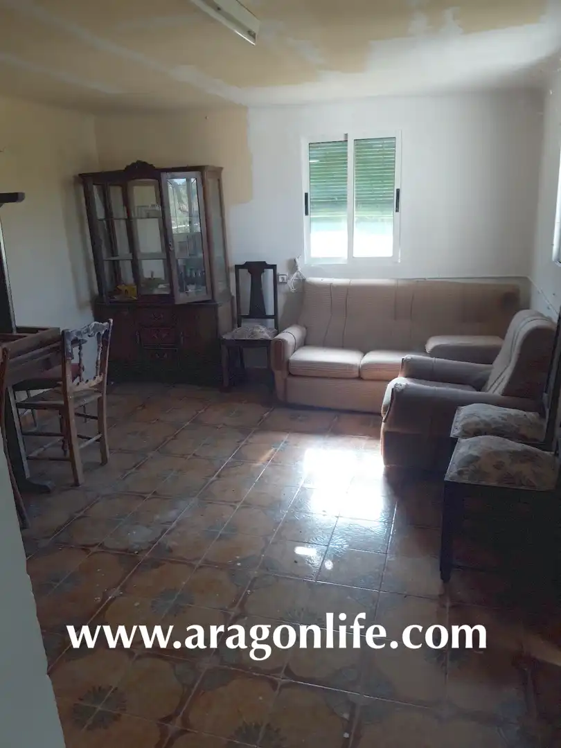 Sala de estar de Finca rústica en venta en Calaceite