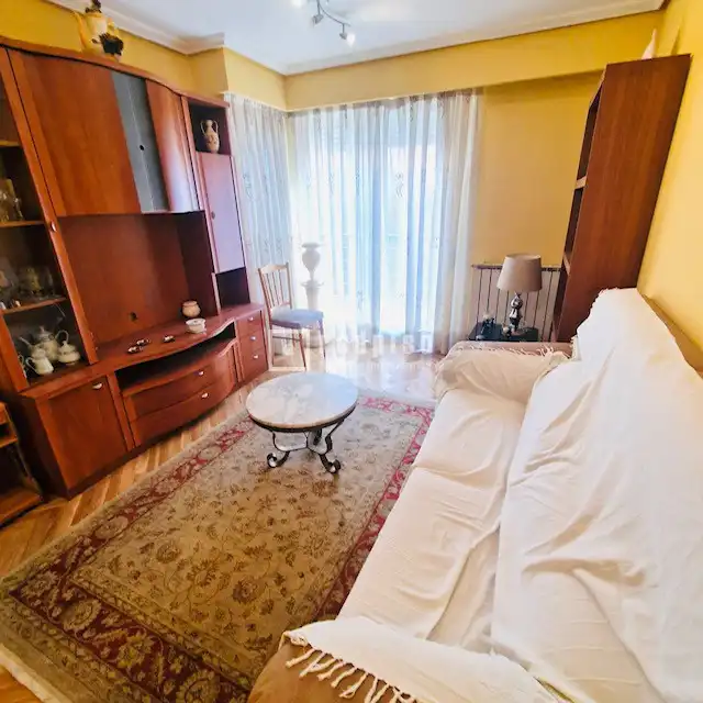 Living room of Apartments for sale in Madrid  with Heating, Parquet flooring and Terrace