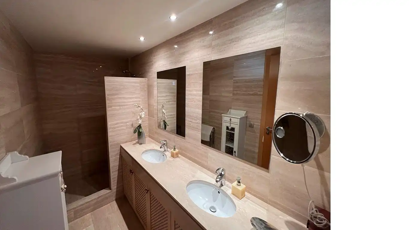 Bathroom of Houses for rent in Sant Feliu de Guíxols  with Air Conditioner, Heating and Private garden