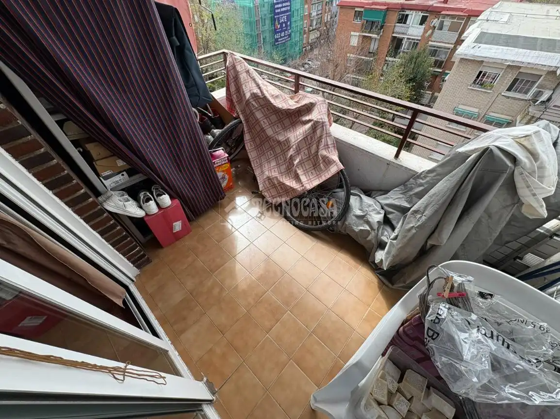 Balcony of Flat for sale in Móstoles  with Air Conditioner
