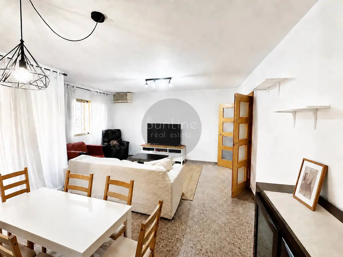Sala d'estar de Pis en venda en Valencia amb Terrassa, Moblat i Balcó
