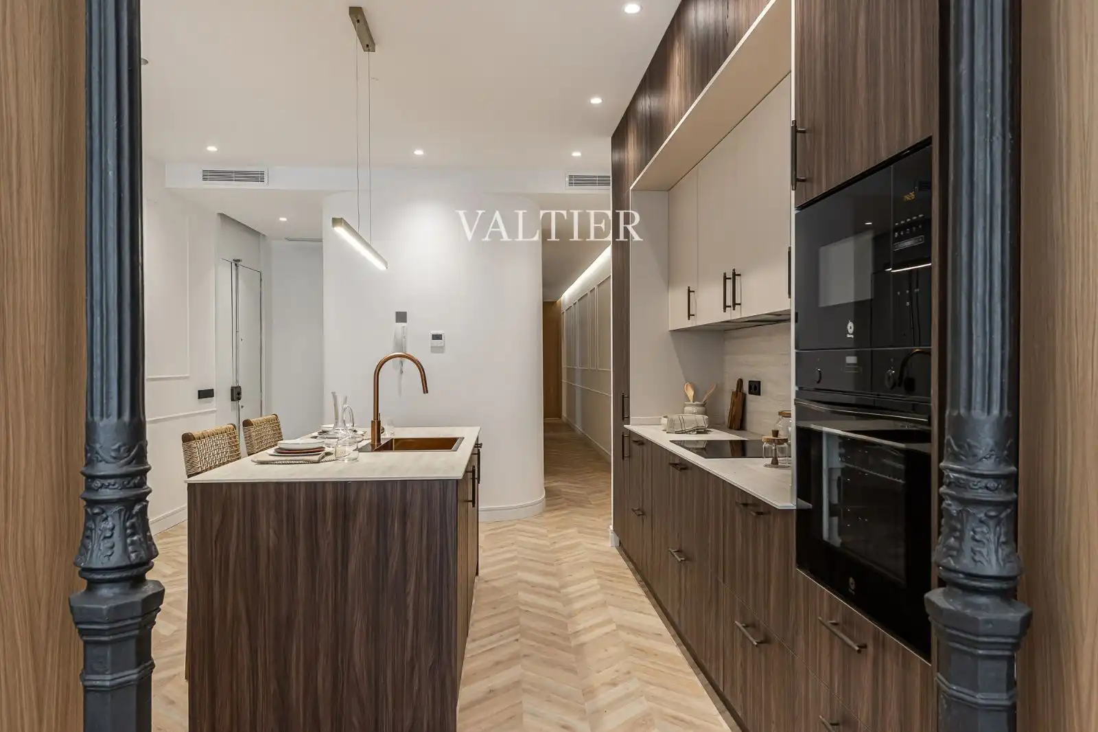 Kitchen of Attic for sale in Madrid  with Air Conditioner, Terrace and Furnished