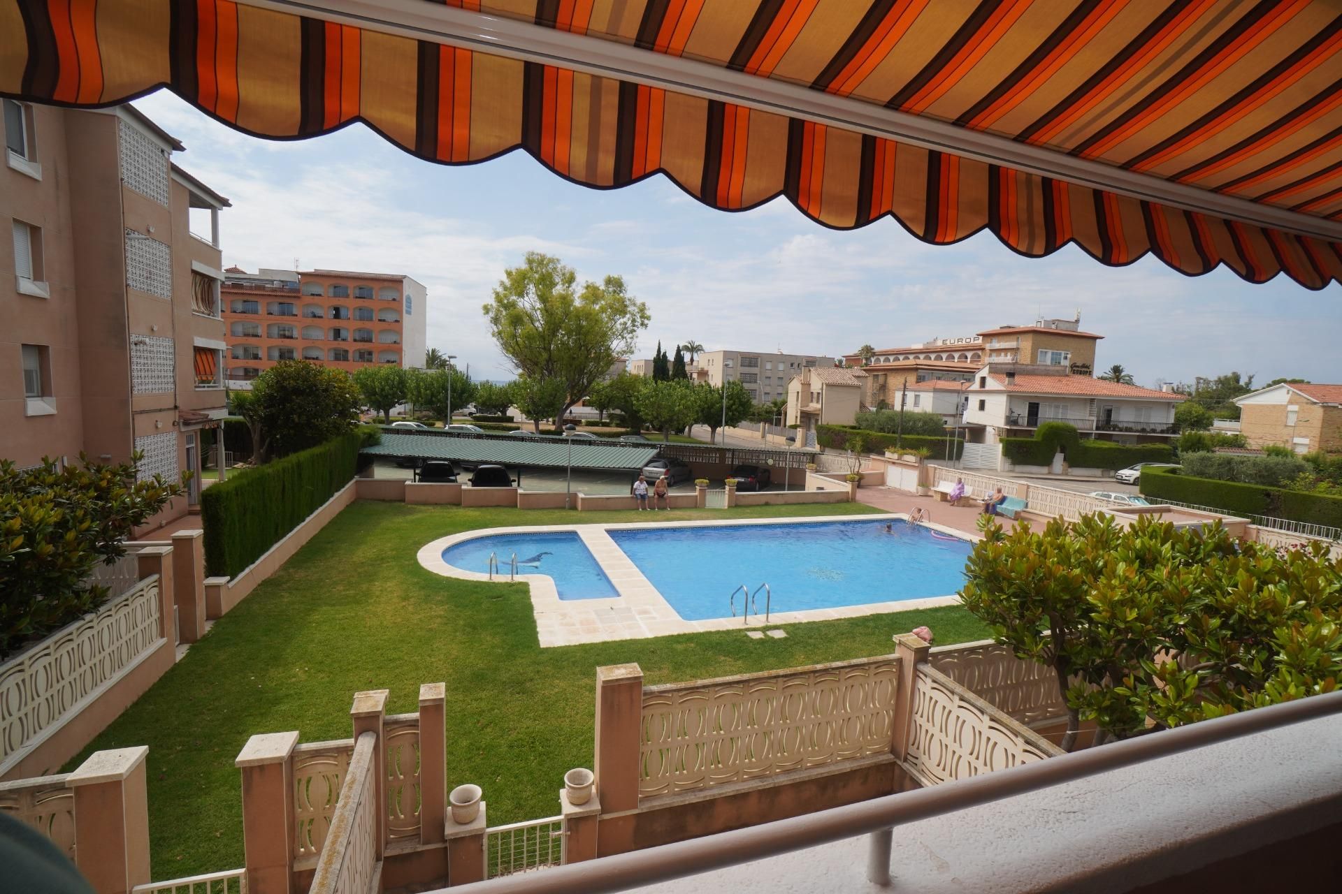 Swimming pool of Apartment to rent in El Vendrell  with Air Conditioner, Private garden and Terrace