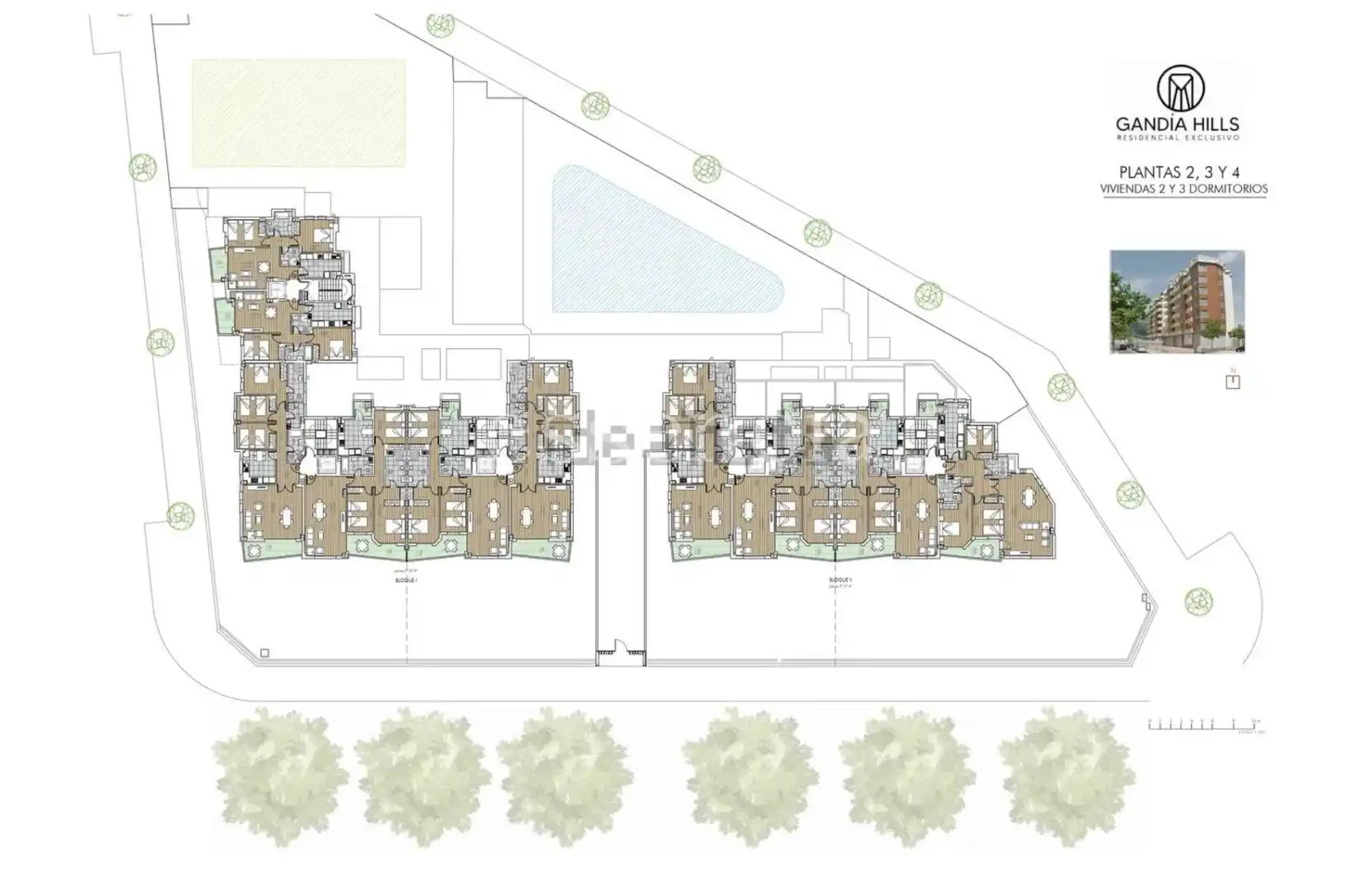 Vista exterior de Piso en venta en Gandia con Aire acondicionado, Terraza y Balcón