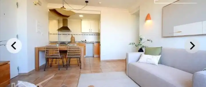 Sala d'estar de Apartament en venda en Pedreguer amb Aire condicionat, Terrassa i Moblat