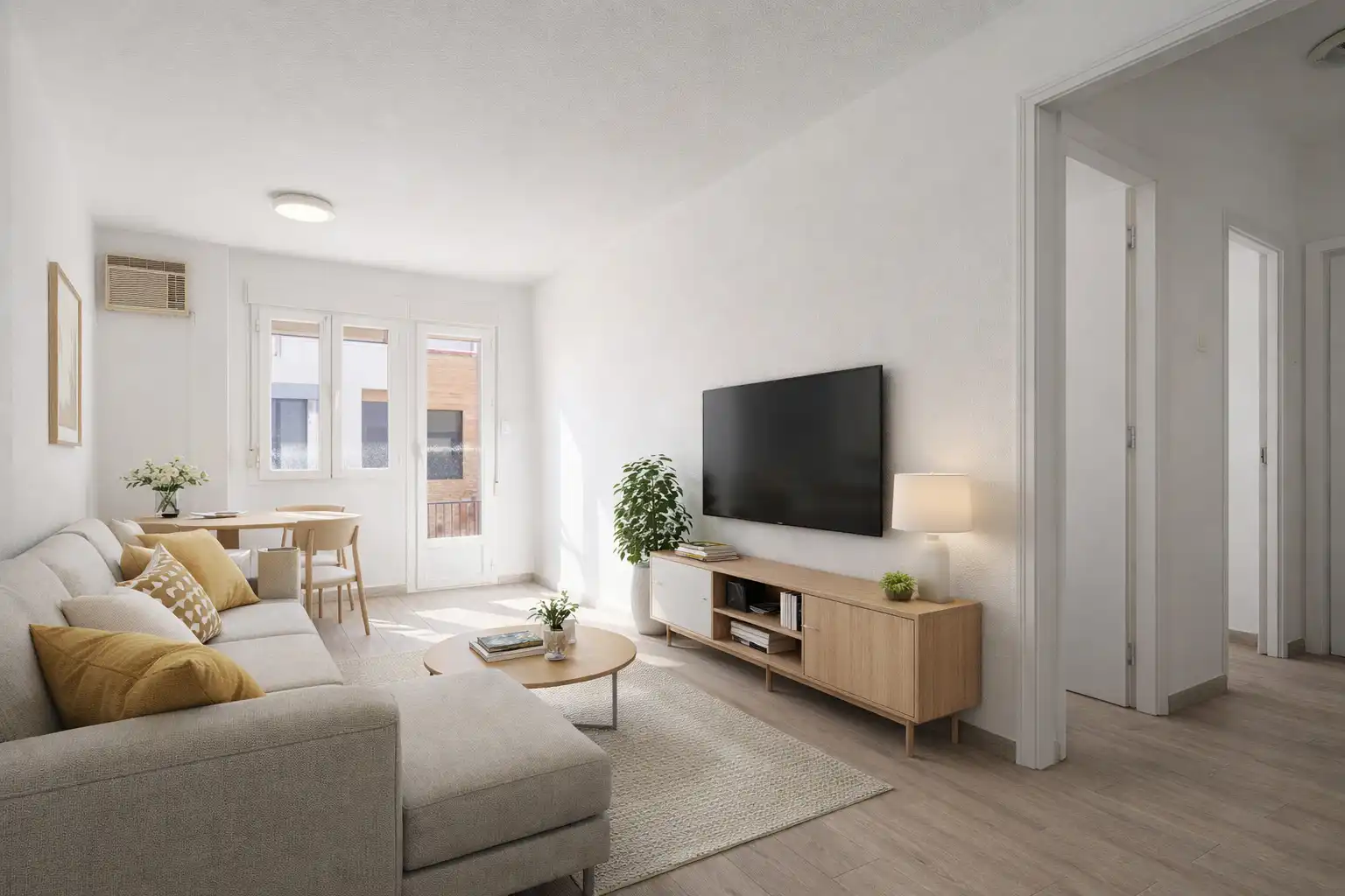 Sala de estar de Casa adosada en venta en Almería con Terraza