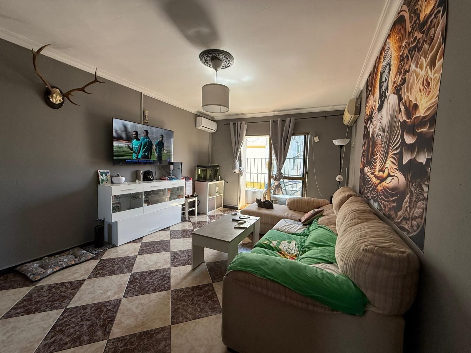 Living room of Flat for sale in Villanueva del Ariscal