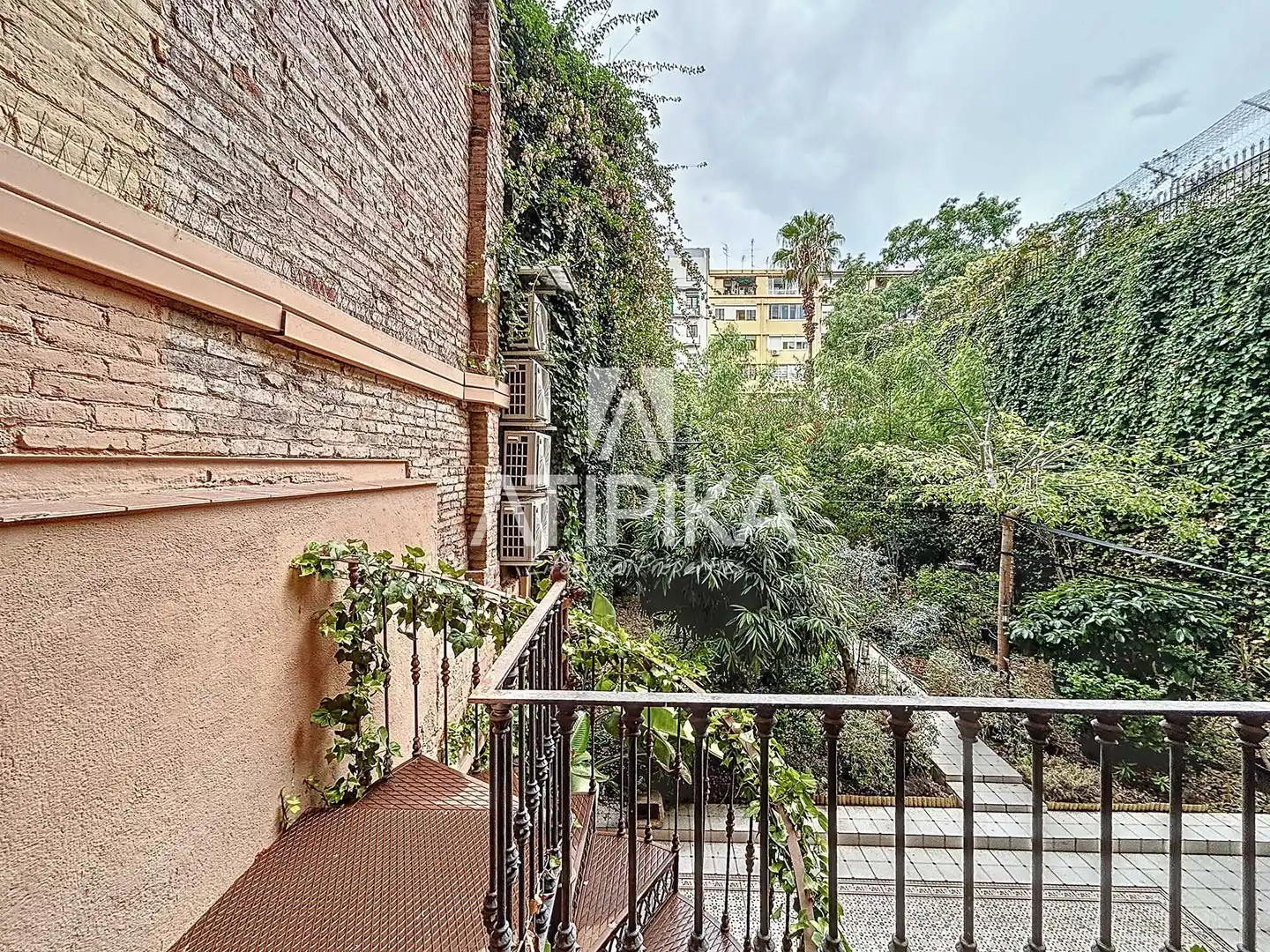 Balcony of Duplexes for rent in Barcelona  with Air Conditioner, Terrace and Furnished